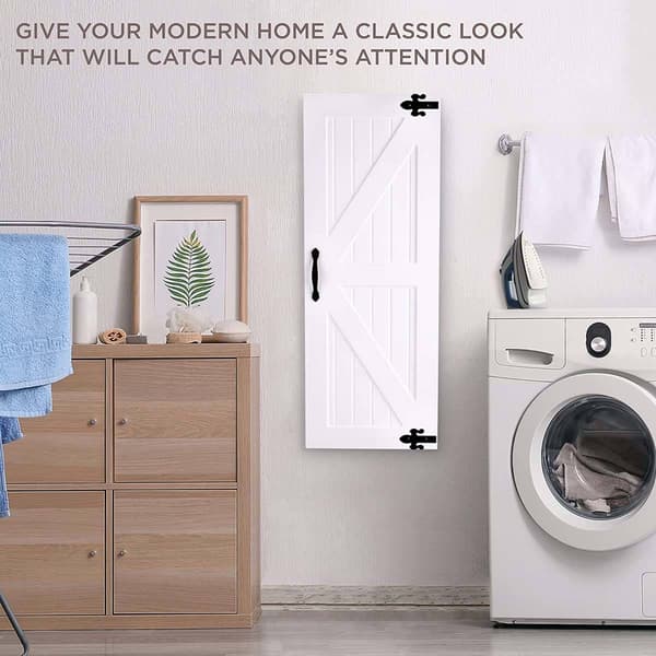 Ivation Wall Mounted Farmhouse Door Ironing Board
