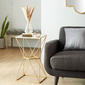 9th & Pike® Gold Glam Metal Accent Table - image 5