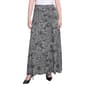 Womens NY Collection Pull-On Floral Dot O-Ring Skirt - image 1