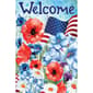 Northlight Seasonal Patriotic Floral Outdoor Garden Flag - image 4