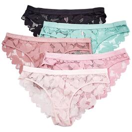 Juniors Juicy Couture 5pk. Lace Bikini Panties JC8203-5PKBA