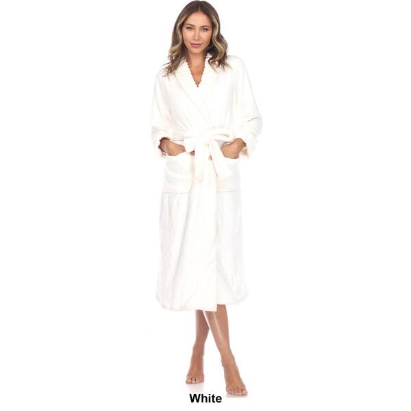 Womens White Mark Cozy Lounge Robe
