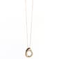 Design Collection Gold-Tone Geometric Pendant Necklace - image 1