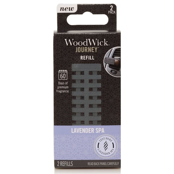 WoodWick(R) 2pk. Journey Lavender Spa Vent Refills - image 