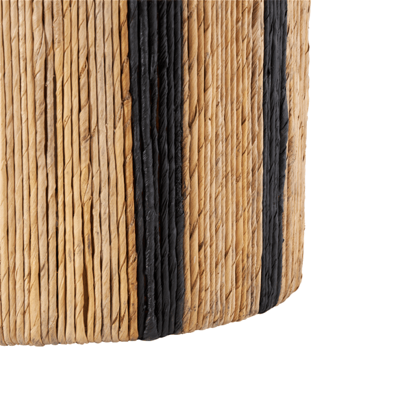 9th & Pike® Bohemian Brown Banana Leaf Accent Table