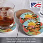 Thirstystone 4pk. 4.25in. Beautiful Monarch Round Coasters Set - image 4