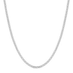 Sterling Silver Bismark 20in. Chain Necklace