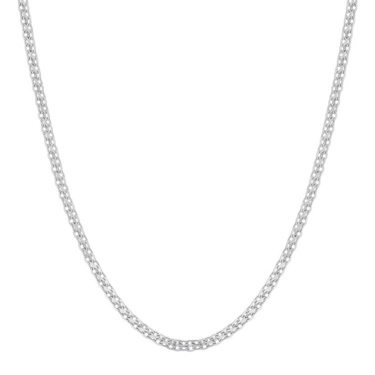 Sterling Silver Bismark 20in. Chain Necklace