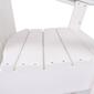 9th & Pike&#174; White Resin Traditional Outdoor Adirondack Chair - image 8