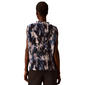 Womens Calvin Klein Sleeveless Pleated Blurred Floral Blouse - image 2