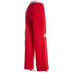 Juniors Rebel Veil Puff Print Cookie Wide Leg Sweatpants
