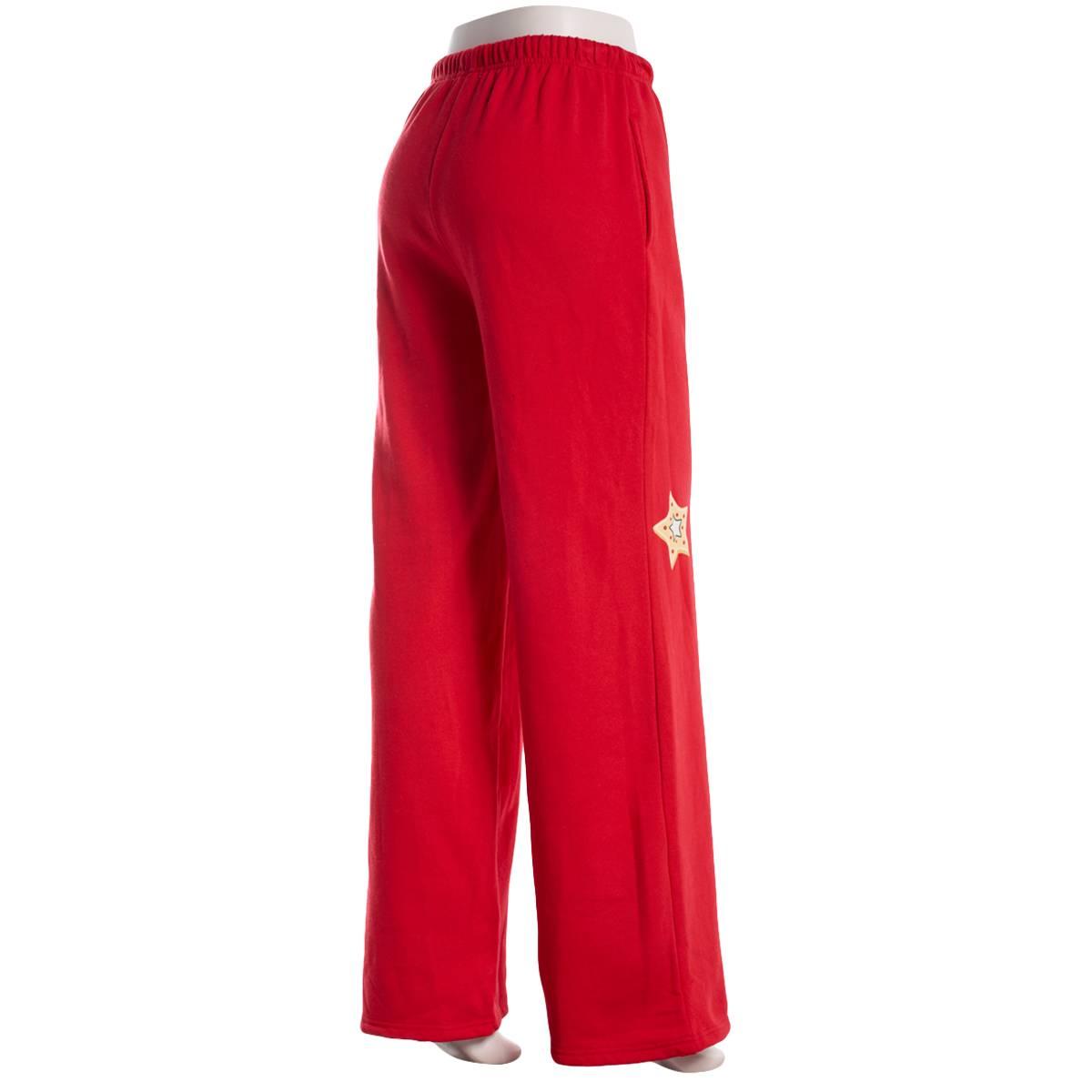 Juniors Rebel Veil Puff Print Cookie Wide Leg Sweatpants