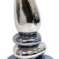 Elegant Designs Chrome & Metallic Blue Stones Ceramic Table Lamp - image 5