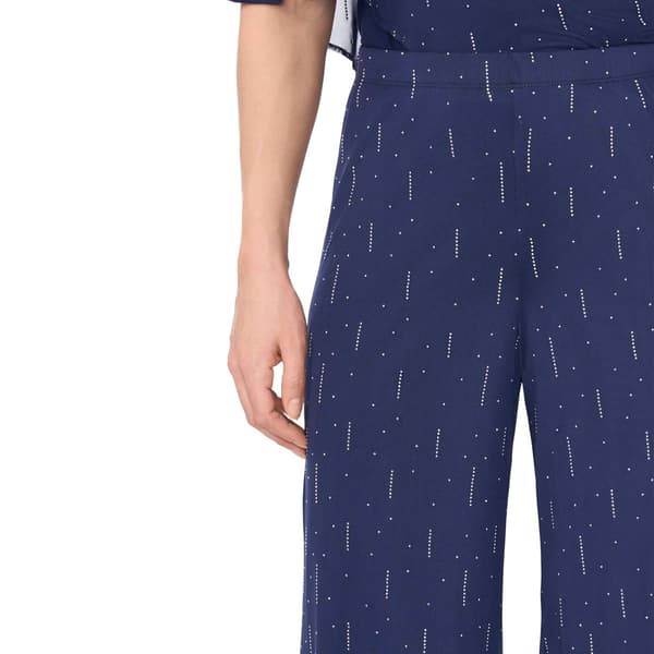 Petite MSK Metallic Pull On Palazzo Pants
