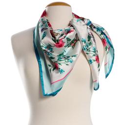 Womens Steve Madden Butterfly Garden Square Scarf
