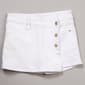 Girls (7-14) YMI® Asymmetrical White Denim Skort - image 2