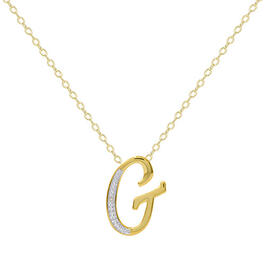 Accents by Gianni Argento Gold Initial G Pendant Necklace