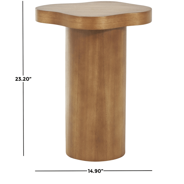 9th & Pike® Modern Brown Wood Accent Table