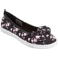 Womens Ashley Blue Floral With Bow Slip On Flats - image 1