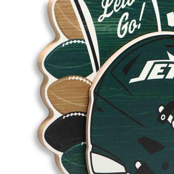Open Road Jets Wood Wreath
