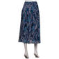 Womens Kasper Pull On Pleated Chiffon Paisley Skirt - image 2