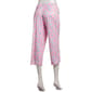Womens Jessica Simpson Summer Toile Lettuce Edge Pajama Capris - image 3