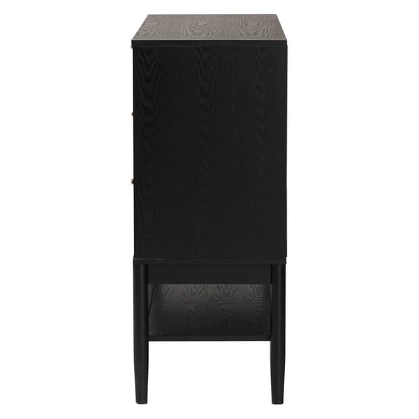 Baxton Studio Shirin Mid-Century Wood 6-Drawer Dresser