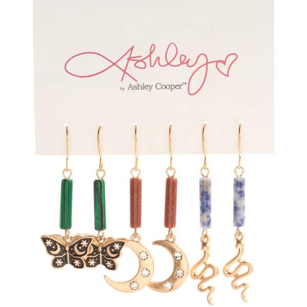 Ashley Mystic Earrings Trio - image 