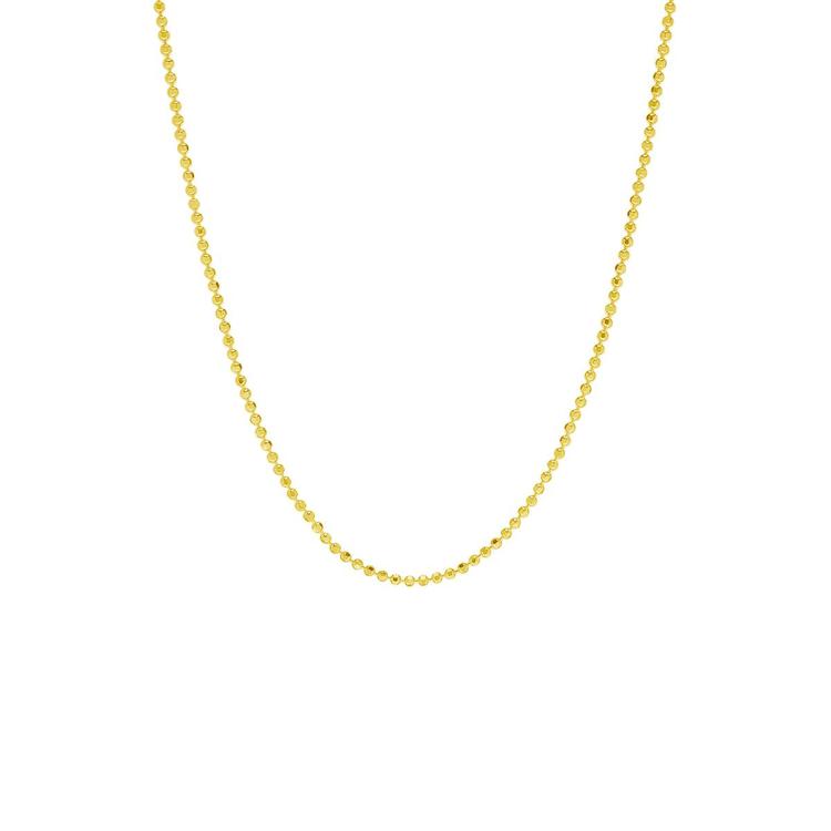 20in. Gold Beaded Necklace