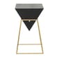 9th & Pike(R) Black Wood Modern Accent Table - image 1