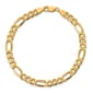 Gold Classics(tm) 6.25mm. 14k Semi Solid Figaro Bracelet - image 1