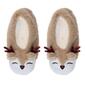 Womens Capelli New York Buffalo Check Reindeer Slipper Socks - image 3