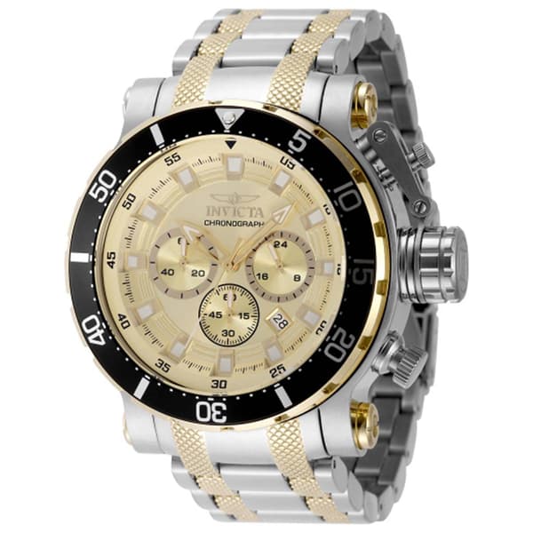Mens Invicta Coalition Forces Gold Dial Quartz Watch - 49224 - image 