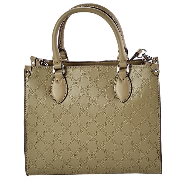 Nine West Chelsay Embossed Logo Satchel