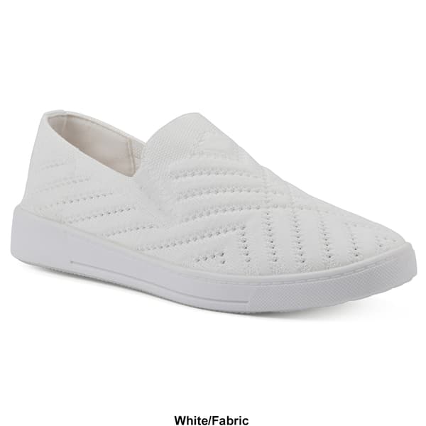 Womens White Mountain Upbear Knit Fashion Sneakers