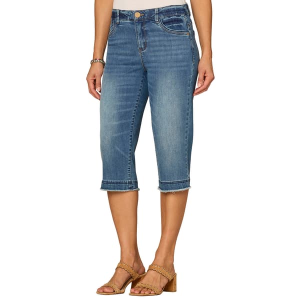 Plus Size Democracy Absolution(R) Fray Hem Capris