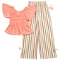 Girls (7-16) Sweet Butterfly Flutter Smocked Top/Stripe Palazzo - image 1