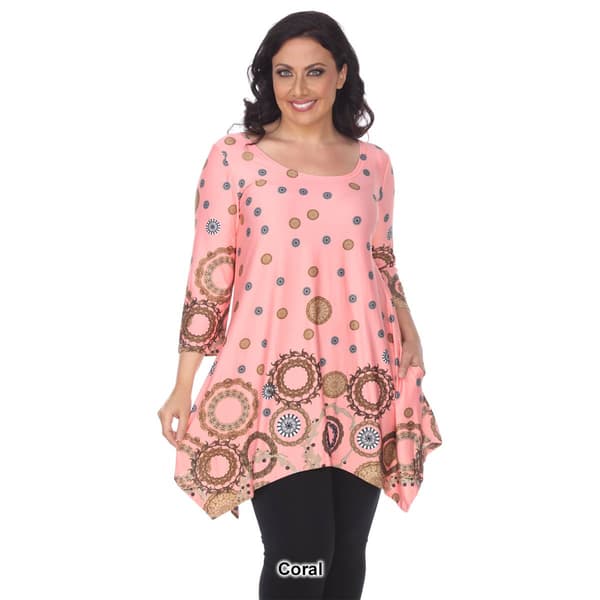 Plus Size White Mark Erie Tunic