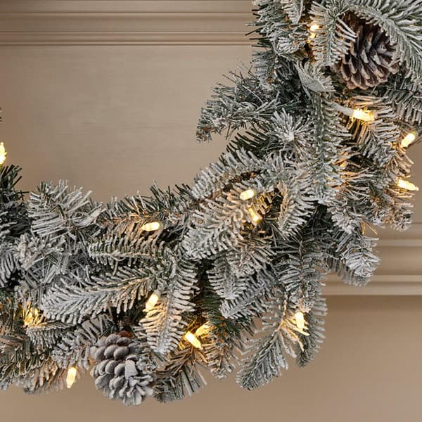 Seasonal LLC LED Lexington Fir 24in. Artificial Christmas Wreath