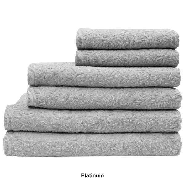 Portofino 6pc. Velour Bath Towel Set