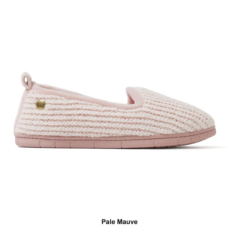 Womens Dearfoams Rachel Marled Chenille Closed Back Slippers
