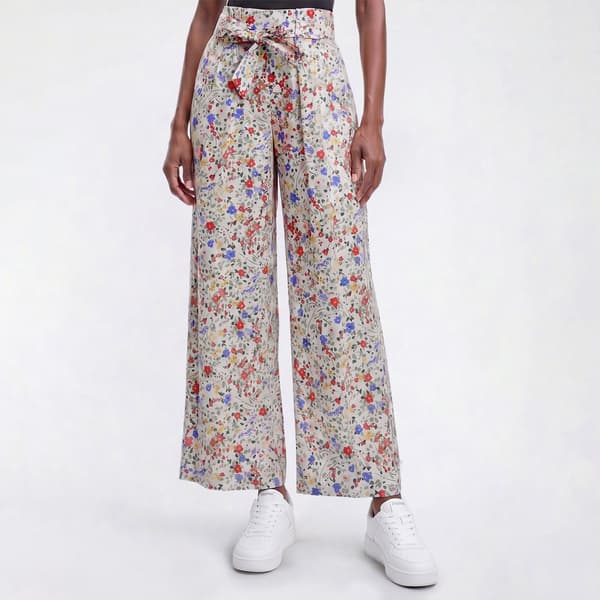 Womens Nautica Floral Wide Leg Palazzo Pants - image 