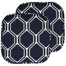 Sweet Home Collection Mirage Hexagonal Memory Foam Chair Pad