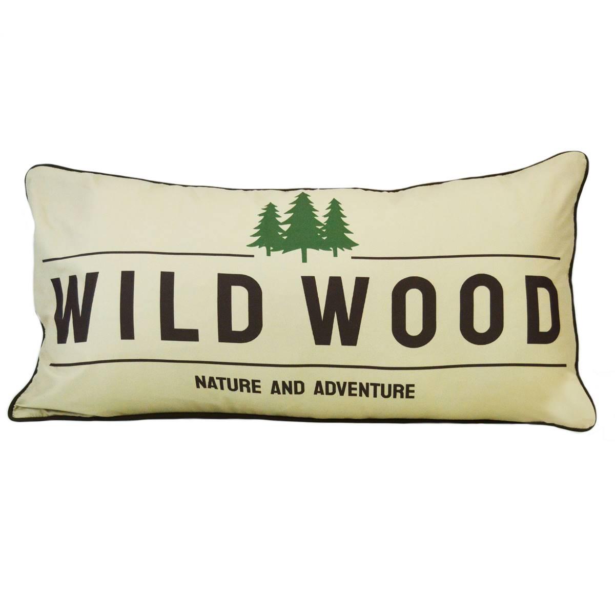 Your Lifestyle Great Outdoors Wild Wood Decorative Pillow...