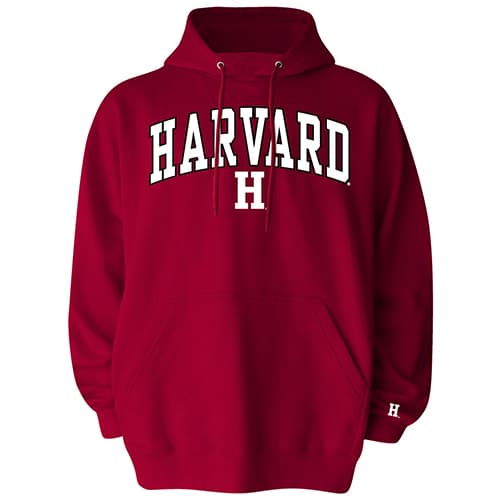 Mens Harvard Mascot One Pullover Hoodie