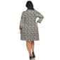 Plus Size White Mark Leopard Print Shift Dress - image 2