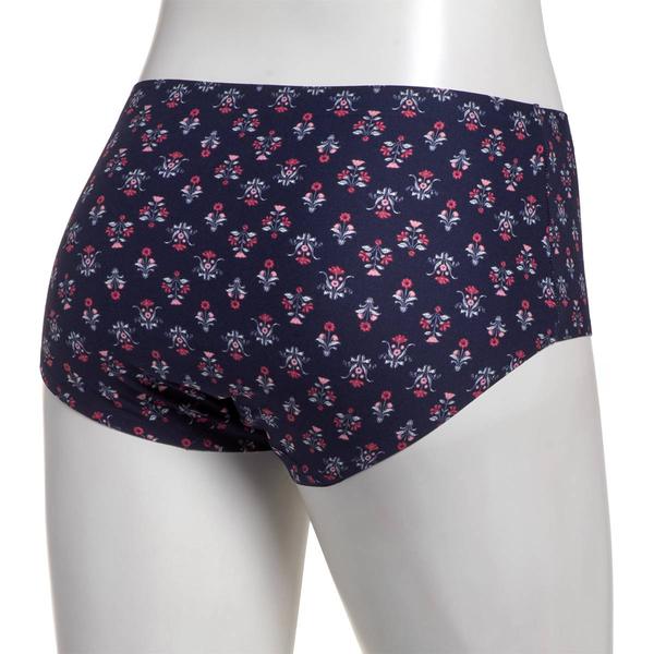 Womens Laura Ashley® Brushed Micro Laser Brief Panties - LS4063LX
