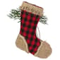 Northlight Seasonal 5.75in. Burlap Christmas Stocking Ornament - image 5