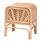 bali & pari Carabella Bohemian Natural Rattan 1-Drawer Nightstand - image 1
