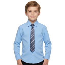 Boys (4-7) Bill Blass Dress Shirt & Tie - Placid Blue